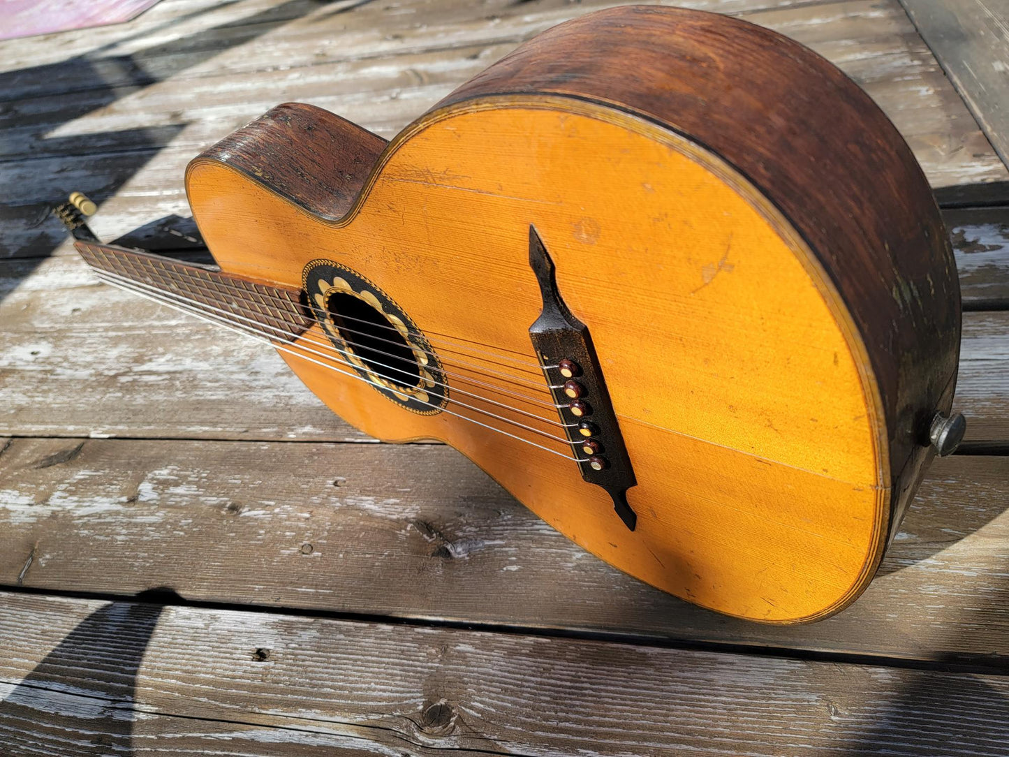 Meinel & Herold German Vintage Parlor Guitar late 1910s