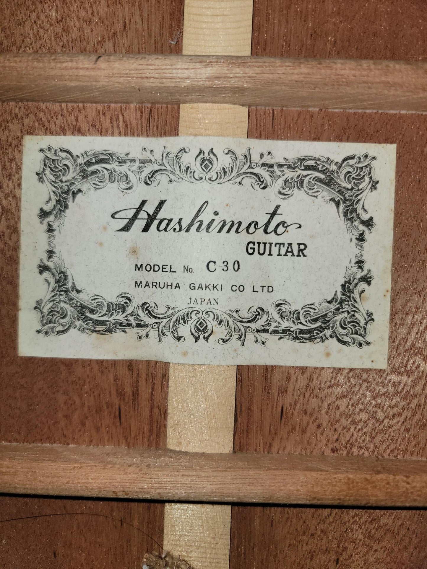 Hashimoto C30 concert guitar