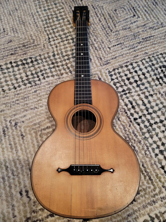 Braun & Hauser German Vintage Parlor Guitar