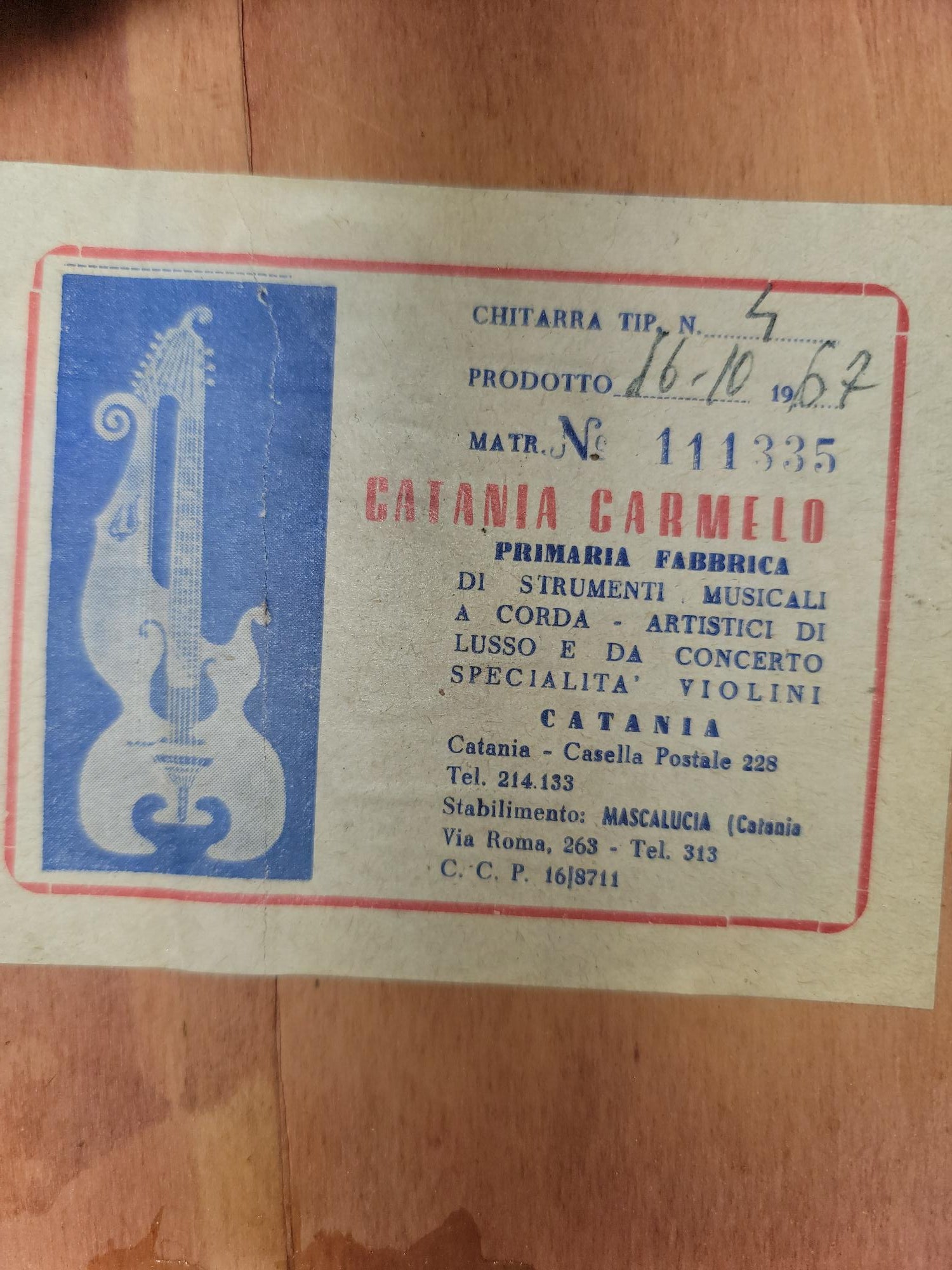 Catania Carmelo 1967